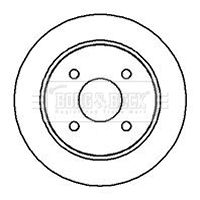 BORG & BECK Piduriketas BBD4869